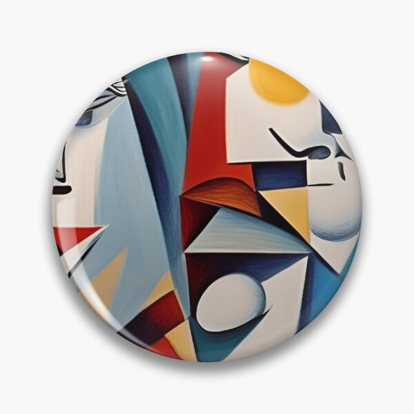Item preview, Abstract Cubist Faces Art t shirt designed and sold by artmanikin.