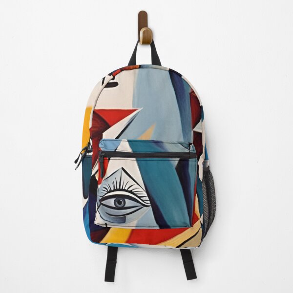 Item preview, Abstract Cubist Faces Art t shirt designed and sold by artmanikin.