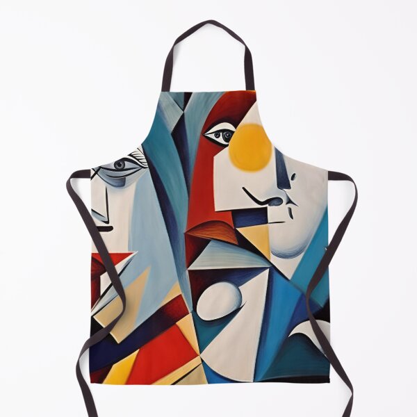 Item preview, Abstract Cubist Faces Art t shirt designed and sold by artmanikin.