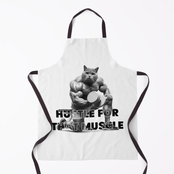 Item preview, Cat slave - The Muscular cat - Hustle for that muscle - Cat meme designed and sold by mamacub.