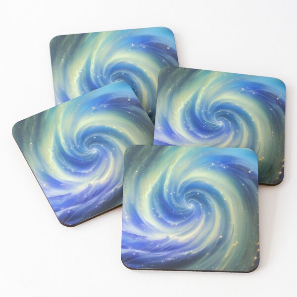Item preview, Swirling Blue Green Nebula, Ai Generated Art  designed and sold by ACC .