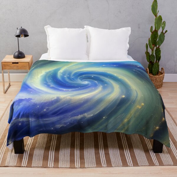 Item preview, Swirling Blue Green Nebula, Ai Generated Art  designed and sold by ACC .