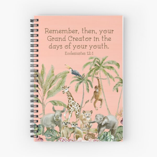 Item preview, Ecclesiastes 12:1 (Young Animals) designed and sold by Paper Bee Gift Shop.