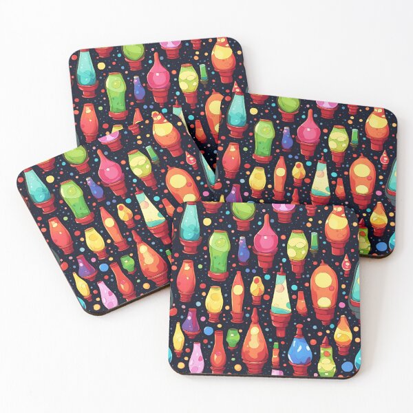Item preview, Lava Lamps in Seamless Pattern designed and sold by SeamCraft.