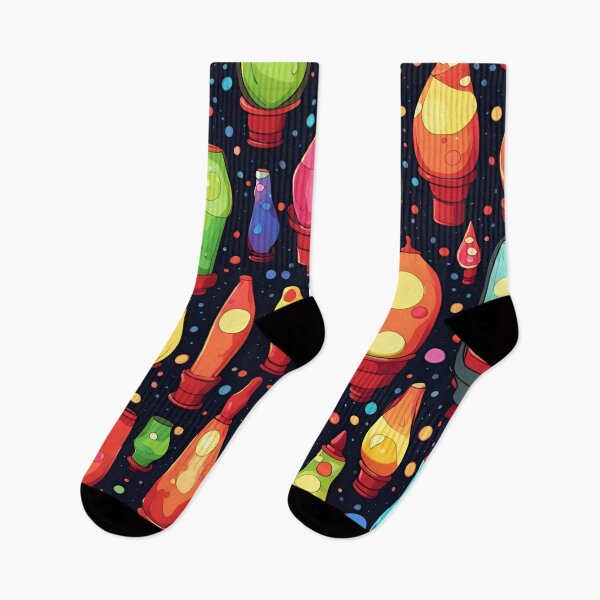 Item preview, Lava Lamps in Seamless Pattern designed and sold by SeamCraft.