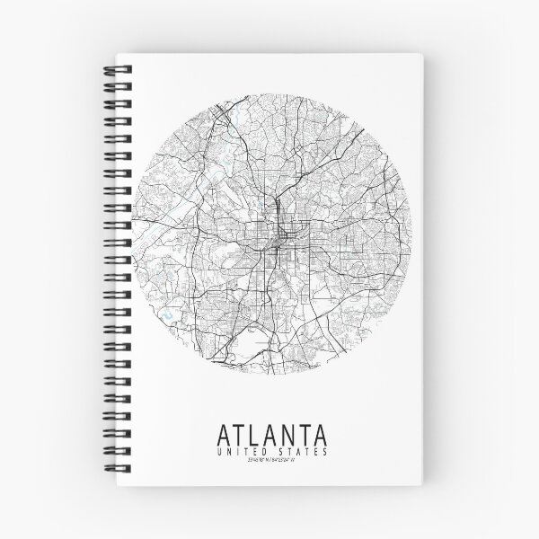 Item preview, Atlanta City Map of the United States - Circle designed and sold by deMAP.