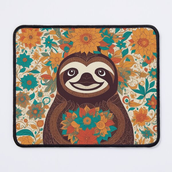 Item preview, Folk Art Sloth designed and sold by Retro Salt.