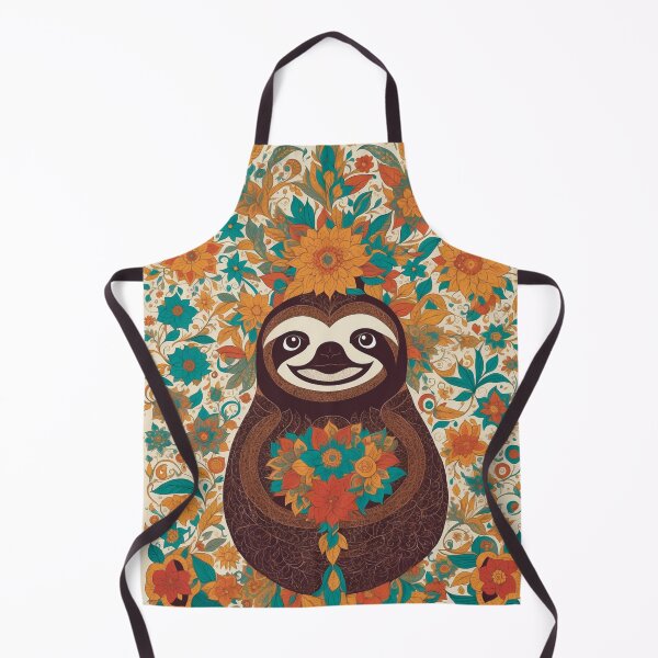 Item preview, Folk Art Sloth designed and sold by Retro Salt.
