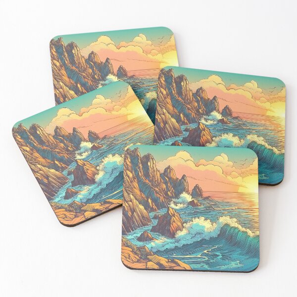 Item preview, Cliffside Radiance designed and sold by RW Art Prints.