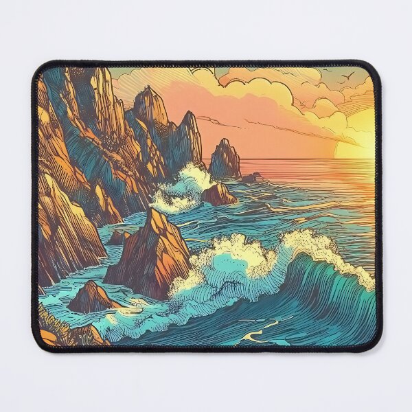 Item preview, Cliffside Radiance designed and sold by RW Art Prints.