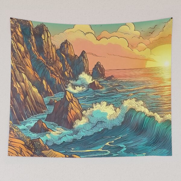 Item preview, Cliffside Radiance designed and sold by RW Art Prints.