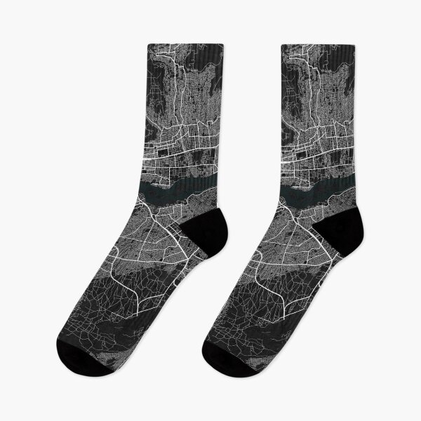 Item preview, Bamako City Map of Mali - Dark designed and sold by deMAP.