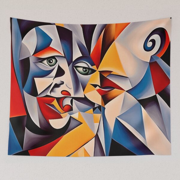 Item preview, Emotional Depth in Abstract Art: Passion and Energy t shirt designed and sold by artmanikin.
