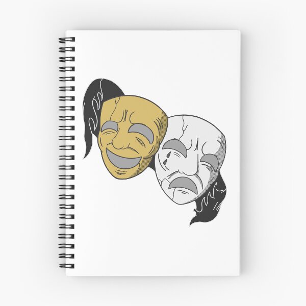 Item preview, Comedy Tragedy Opera Masks designed and sold by GoldenHorror.