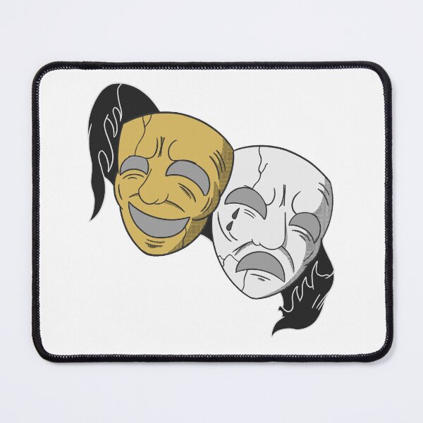 Item preview, Comedy Tragedy Opera Masks designed and sold by GoldenHorror.
