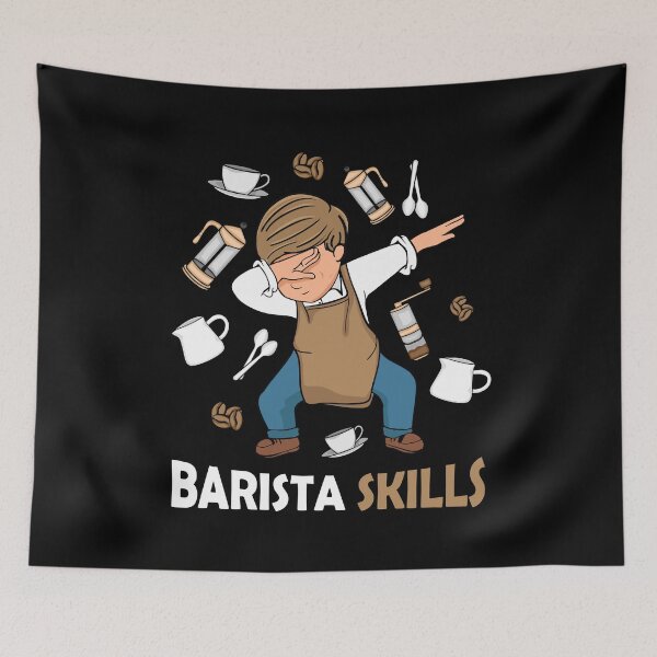 Item preview, Barista Skills Latte Art Coffee Lover Coffee designed and sold by DSWShirts.