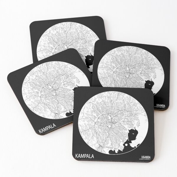 Item preview, Kampala City Map of Uganda - Full Moon designed and sold by deMAP.