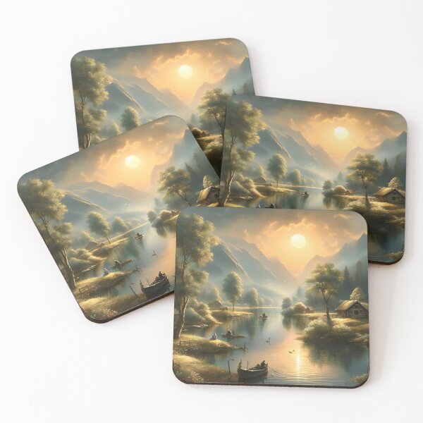 Item preview, Serene mountain lake designed and sold by POLEX-DESIGNS.