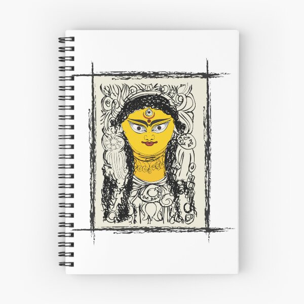 Item preview, Hindu Goddess Durga Face t-shirt | Hindu Goddess Durga Face art  designed and sold by KARTICK DUTTA.