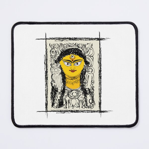 Item preview, Hindu Goddess Durga Face t-shirt | Hindu Goddess Durga Face art  designed and sold by KARTICK DUTTA.