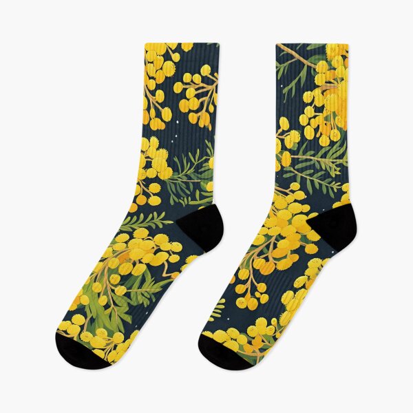 Item preview, Yellow Mimosa Flowers designed and sold by SeamCraft.