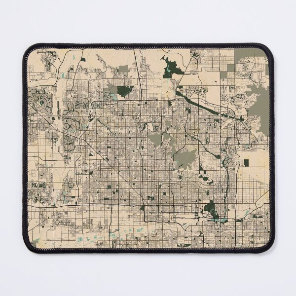 Item preview, Phoenix City Map of Arizona, USA - Vintage designed and sold by deMAP.