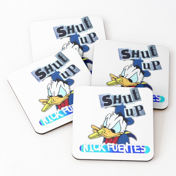 Item preview, Shut-up Nick Fuentes design / I don't know this nick Fuentes - T-shirt, sticker designed and sold by YourDreamyDesign.