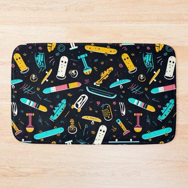 Item preview, Minimalist Skateboard Culture Seamless Artwork 01 : Minyu designed and sold by MinyuOfficial.