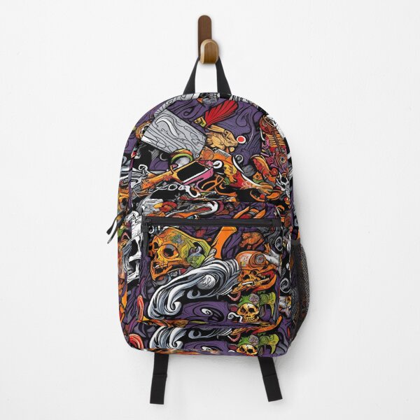 Item preview, "Colorful Skull Explosion" designed and sold by Candyredcustoms.