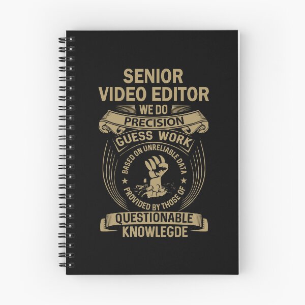 Item preview, Senior Video Editor designed and sold by MiraclePitts.