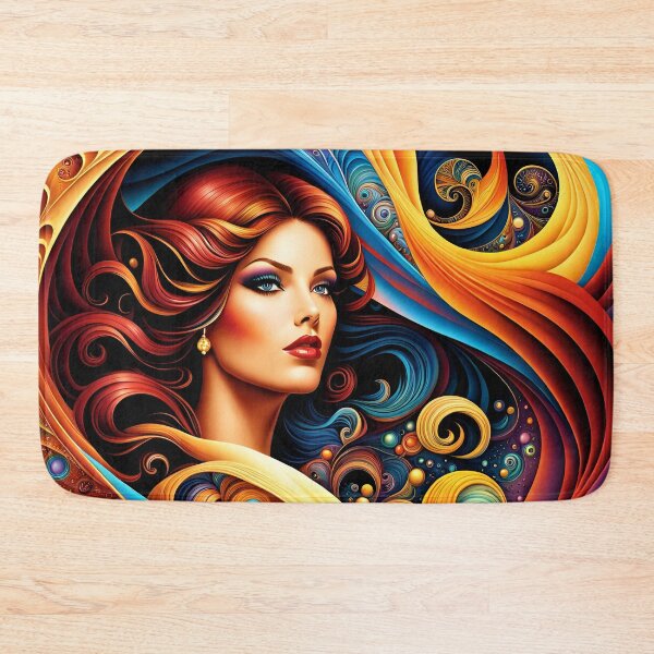 Item preview, Woman Surrounded by Fractal Designs designed and sold by Caehleb.