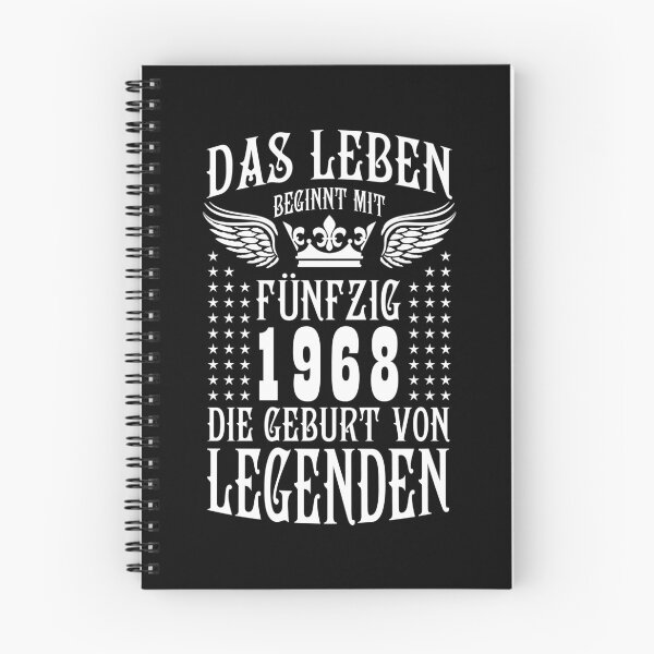 Item preview, Life begins at fifty 50 1968 The birth of legends designed and sold by Margarita-Art.