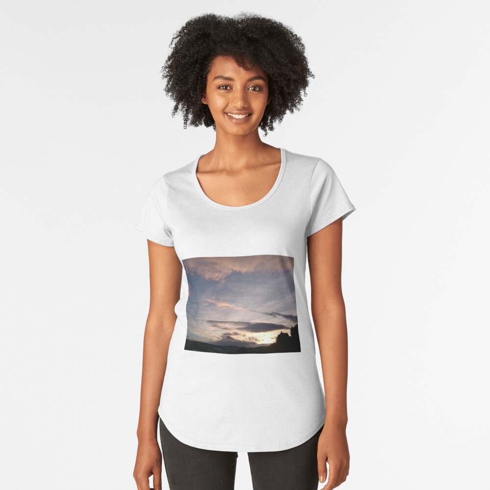 Evening Sky II Premium Scoop T-Shirt