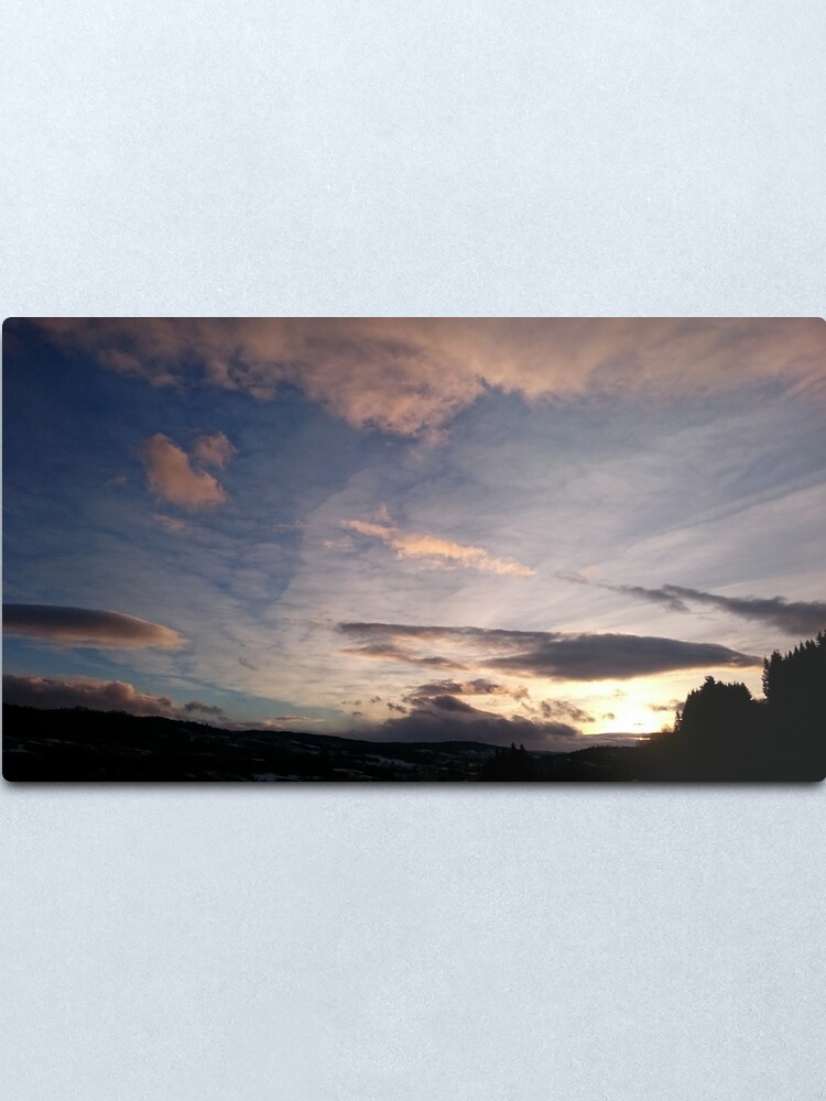 Alternate view of Evening Sky II Metal Print