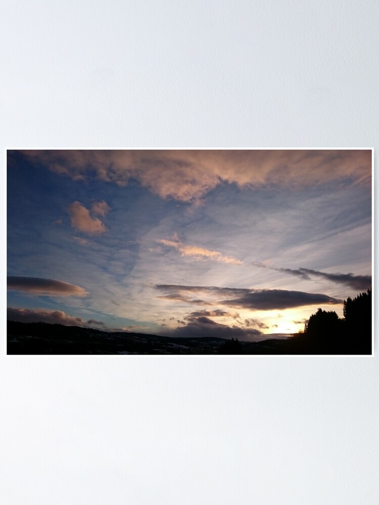 Alternate view of Evening Sky II Poster