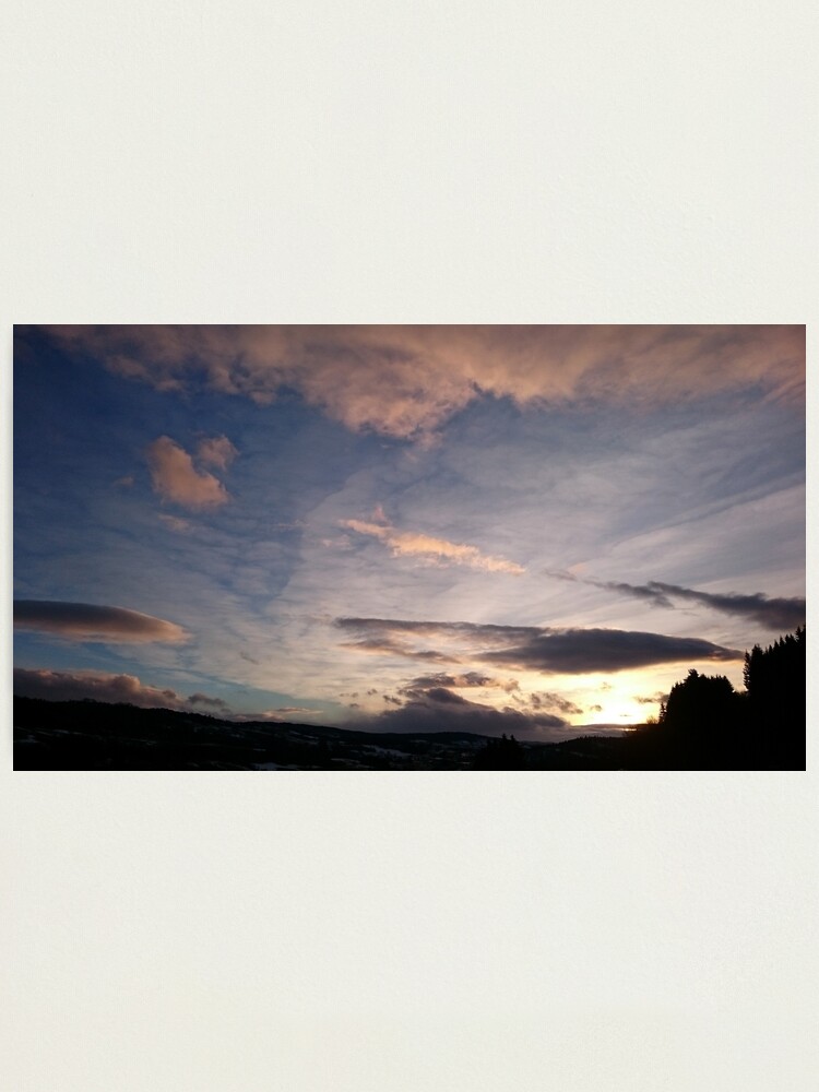 Alternate view of Evening Sky II Photographic Print