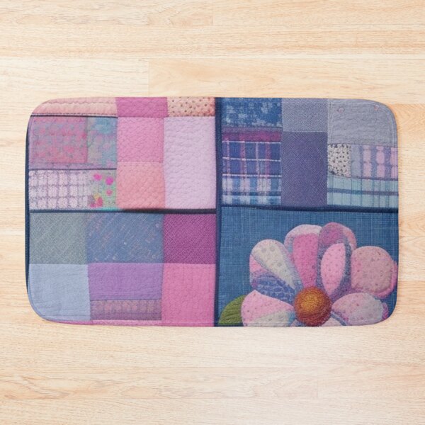 Item preview, Colorful denim Patchwork  designed and sold by Roxburylane.