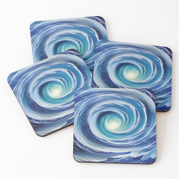 Item preview, Swirling Blue Nebula, Ai Generated Art  designed and sold by ACC .