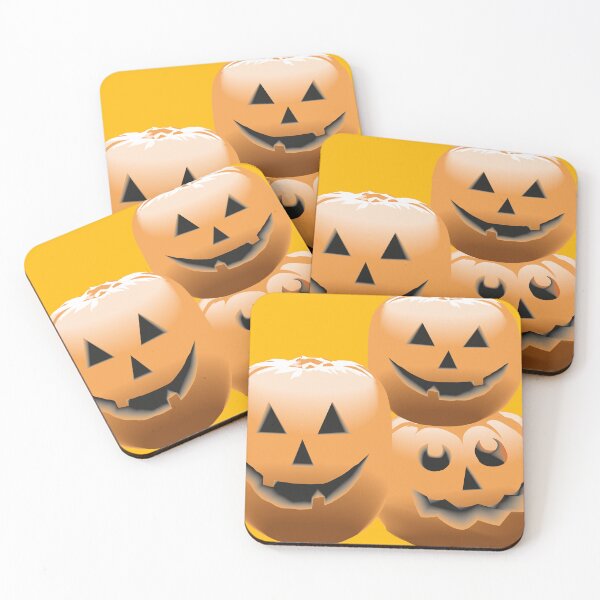 Item preview, Orange black Halloween pumpkins designed and sold by Bird4771.