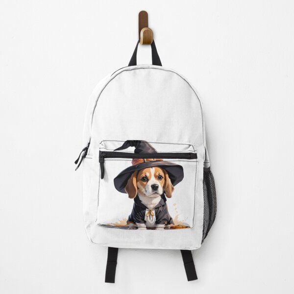 Item preview, Halloween beagle witch designed and sold by DevushkaStore.