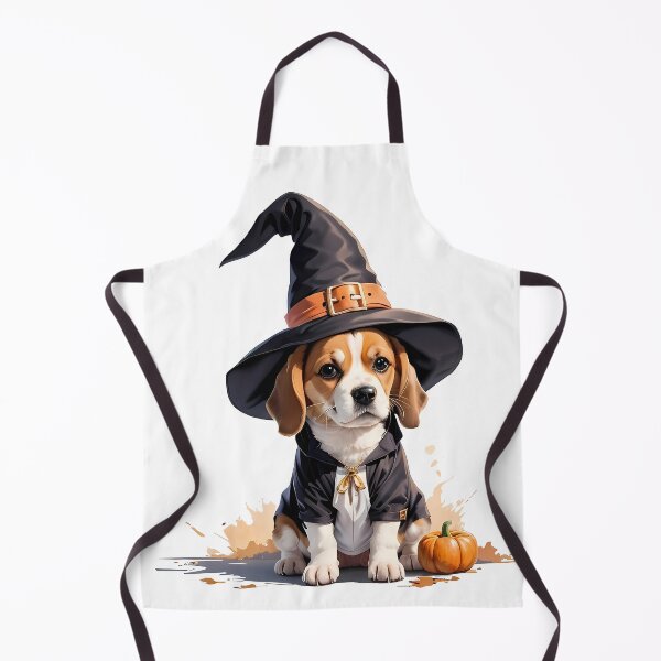 Item preview, Halloween beagle witch designed and sold by DevushkaStore.