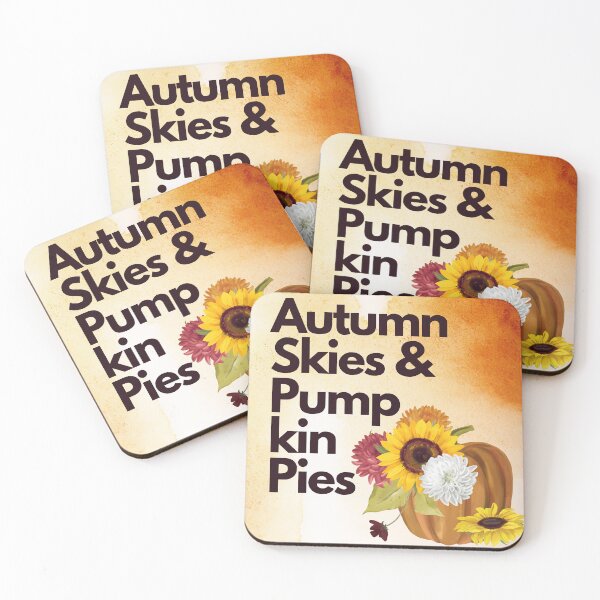 Item preview, Autumn Skies and Pumpkin Pies Design designed and sold by pearl-carnation.
