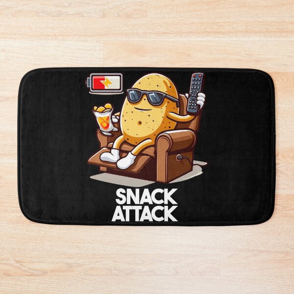 Item preview, Snack Attack Couch Potato Classic designed and sold by BobbyTee Merch.