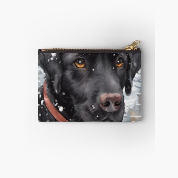 Item preview, Chocolate Labrador In Snow designed and sold by Gabriela McDaniel.