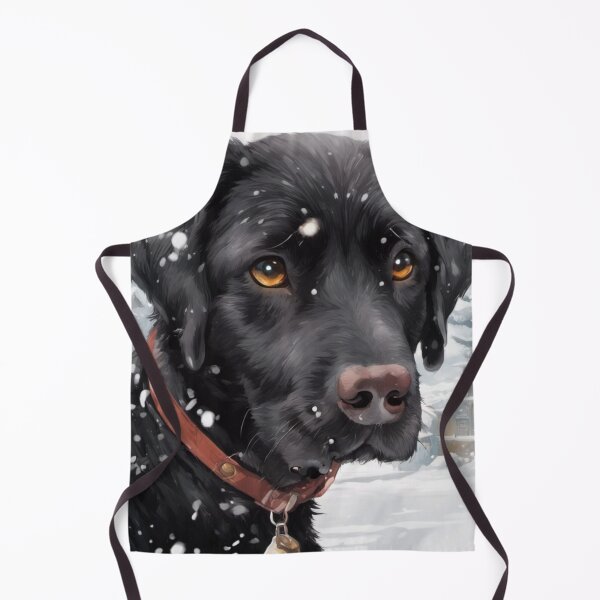 Item preview, Chocolate Labrador In Snow designed and sold by Gabriela McDaniel.