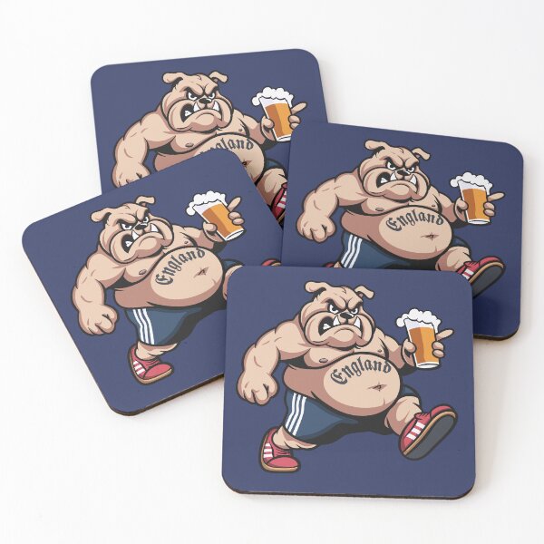 Item preview, England Away Bulldog with Beer designed and sold by casualsofficial.