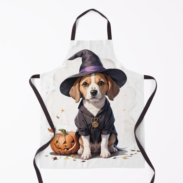 Artikelvorschau,  Bewitching Beagle: Halloweens heulende Hexe entworfen und verkauft von DevushkaStore.