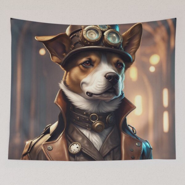 Item preview, Steampunk Dog designed and sold by Gabriela McDaniel.