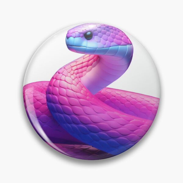 Item preview, Bright Pink Poisonous Snake designed and sold by beddreams.
