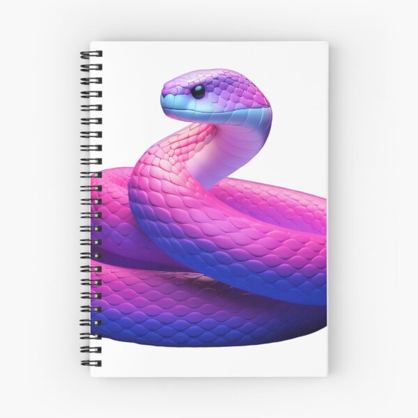 Item preview, Bright Pink Poisonous Snake designed and sold by beddreams.